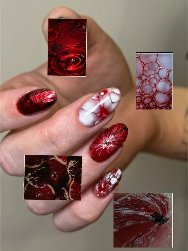 Odważna stylizacja paznokci crazy art